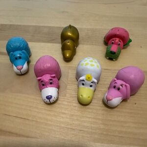 FLIPAZOO Mini Animal Figures 2" FLIP A ZOO Reversible 2 in 1 Toys Lot of 6